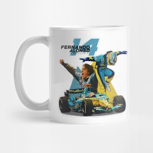 Fernando Alonso Celebration Mug